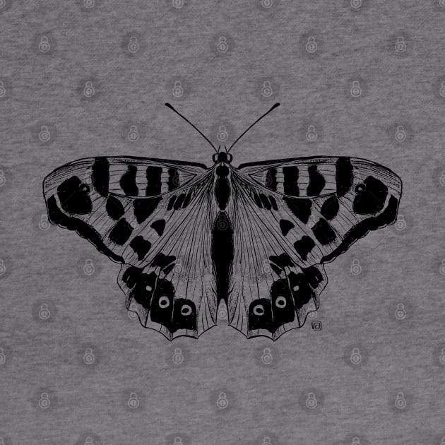 Not so real Butterfly IV black-and-white by VeraAlmeida